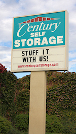 Century Self Storage Sign